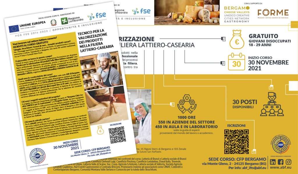 corso IFTS tecnico lattiero caseario