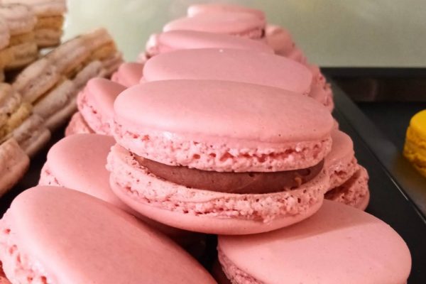 macarons rosa