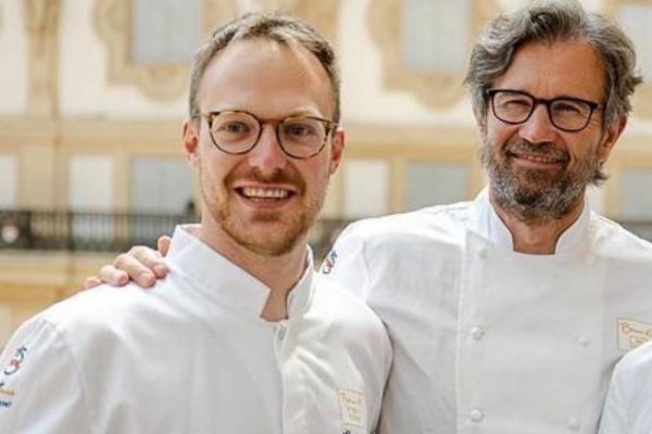 Alessandro Bergamo insieme a Carlo Cracco